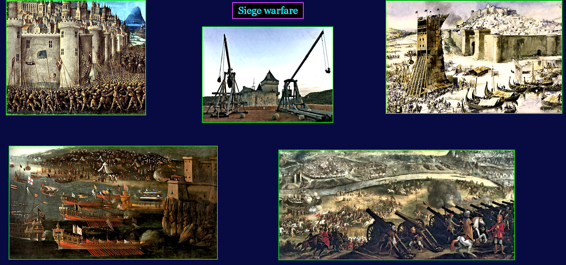 Medieval siege warfare